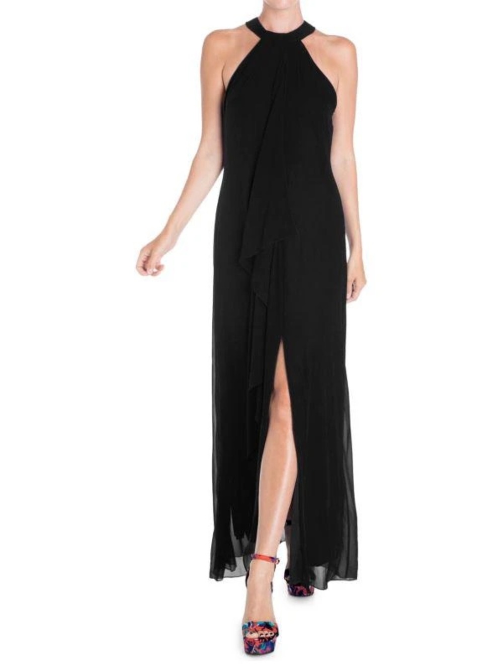 Meghan LA Aphrodite Black Maxi dress, nwt size large
